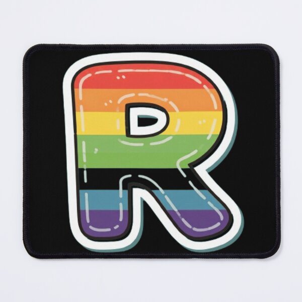Item preview, Patch letter R rainbow designed and sold by StickersRyous.