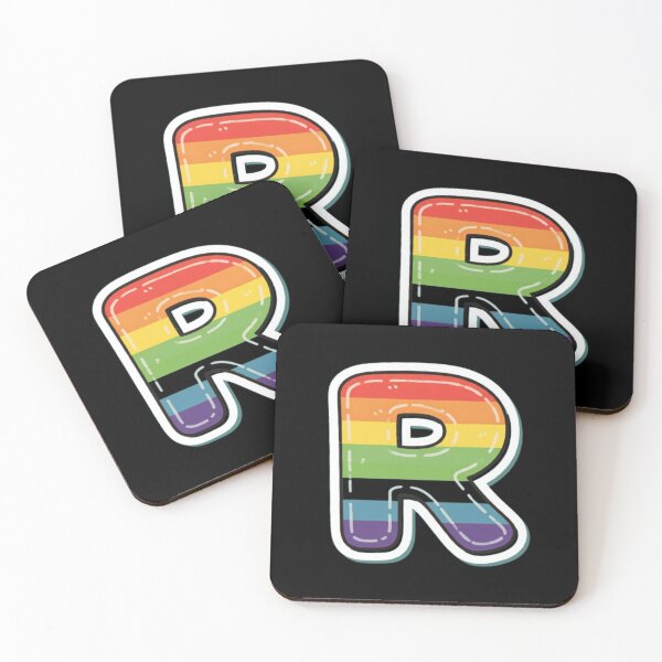 Item preview, Patch letter R rainbow designed and sold by StickersRyous.