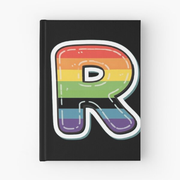 Item preview, Patch letter R rainbow designed and sold by StickersRyous.