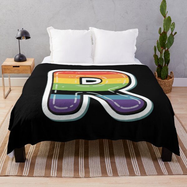Item preview, Patch letter R rainbow designed and sold by StickersRyous.