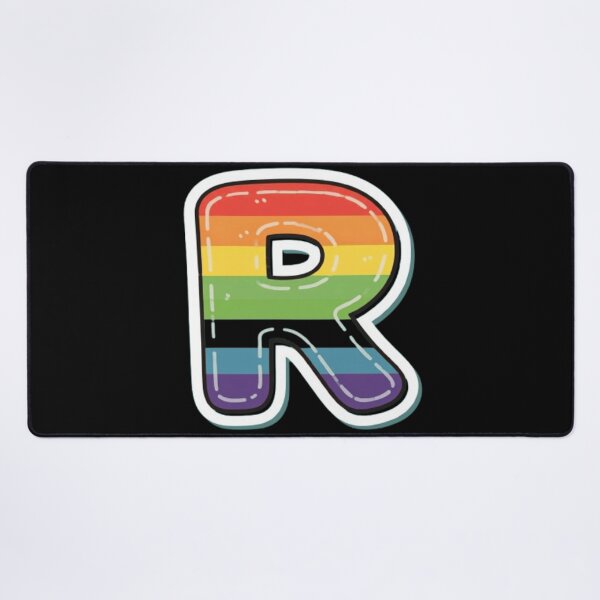 Item preview, Patch letter R rainbow designed and sold by StickersRyous.