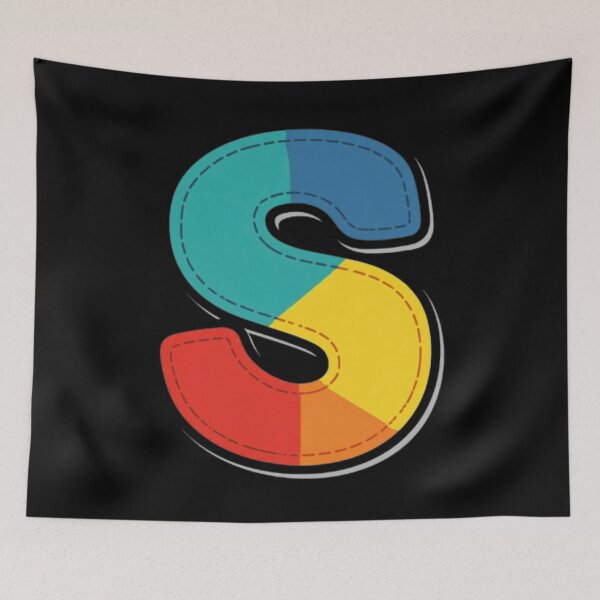 Item preview, Patch letter S rainbow designed and sold by StickersRyous.