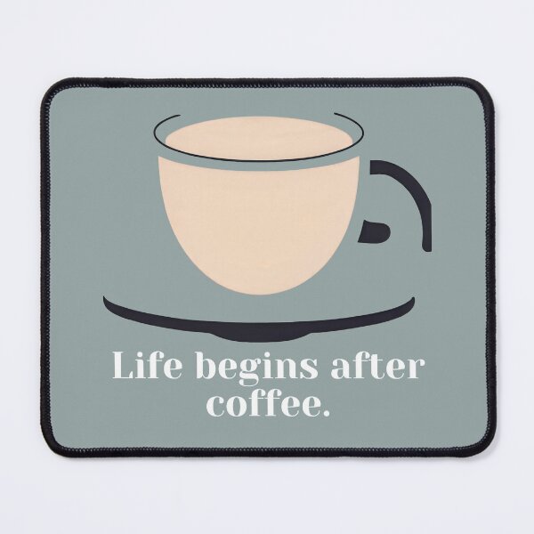 Item preview, Life Begins After Coffee: Your Daily Dose of Energy and Joy designed and sold by Jasava Shop.
