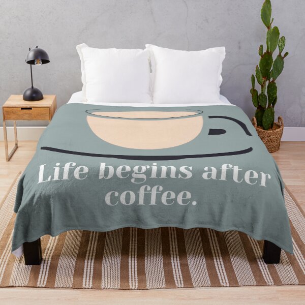 Item preview, Life Begins After Coffee: Your Daily Dose of Energy and Joy designed and sold by Jasava Shop.