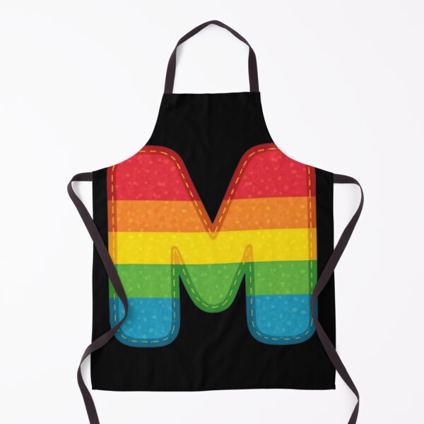 Item preview, Patch letter M rainbow designed and sold by StickersRyous.