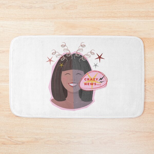 Item preview, Woman shocked by crazy news, halftone retro pop art style designed and sold by OM-lova.