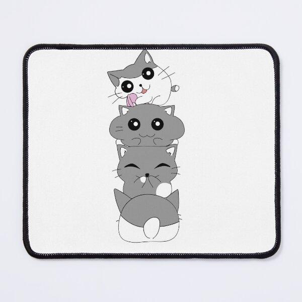 Item preview, Grey Kitty Pyramide designed and sold by crakcrak.