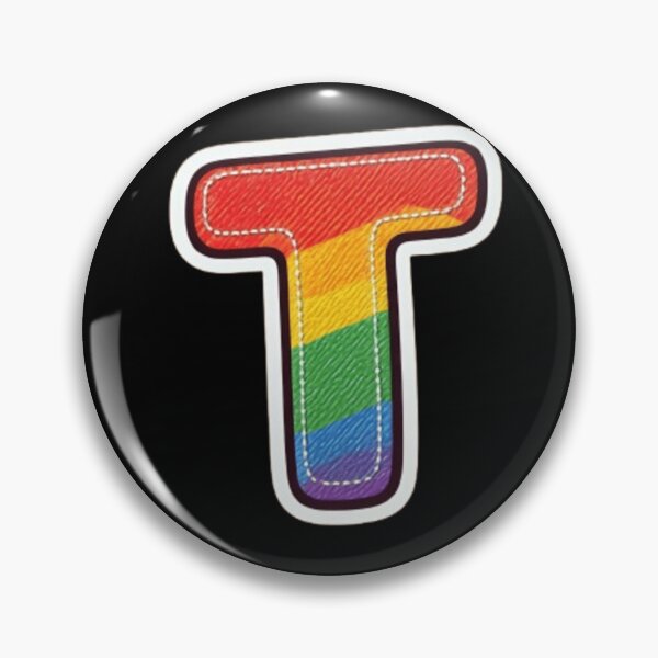 Item preview, Patch letter T rainbow designed and sold by StickersRyous.