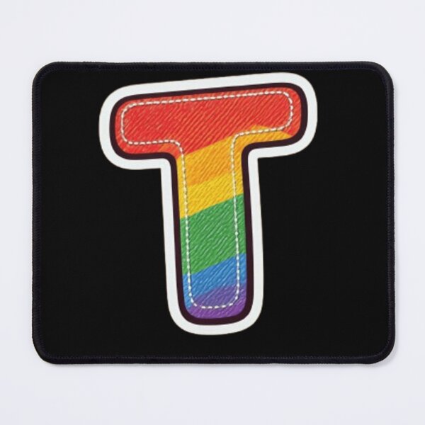 Item preview, Patch letter T rainbow designed and sold by StickersRyous.