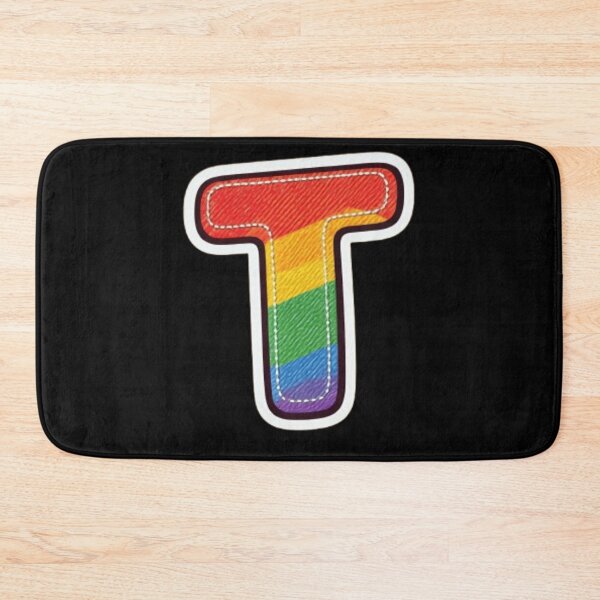 Item preview, Patch letter T rainbow designed and sold by StickersRyous.