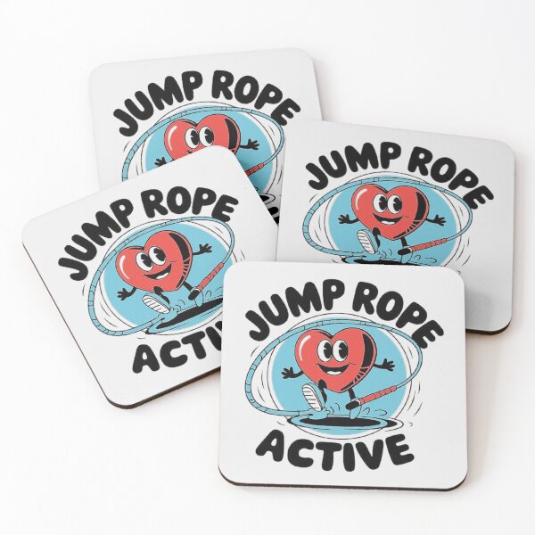 Item preview, Jump Rope Heart - Motivational Fitness Illustration designed and sold by love3617.