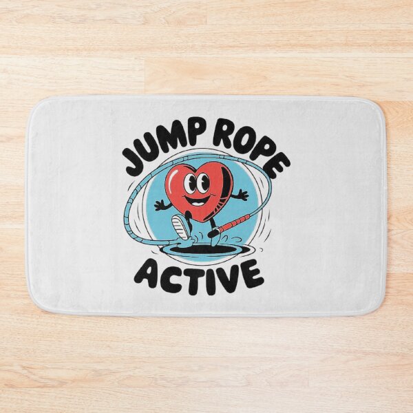 Item preview, Jump Rope Heart - Motivational Fitness Illustration designed and sold by love3617.