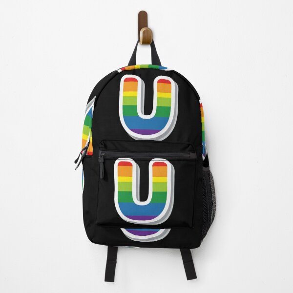 Item preview, Patch letter U rainbow designed and sold by StickersRyous.