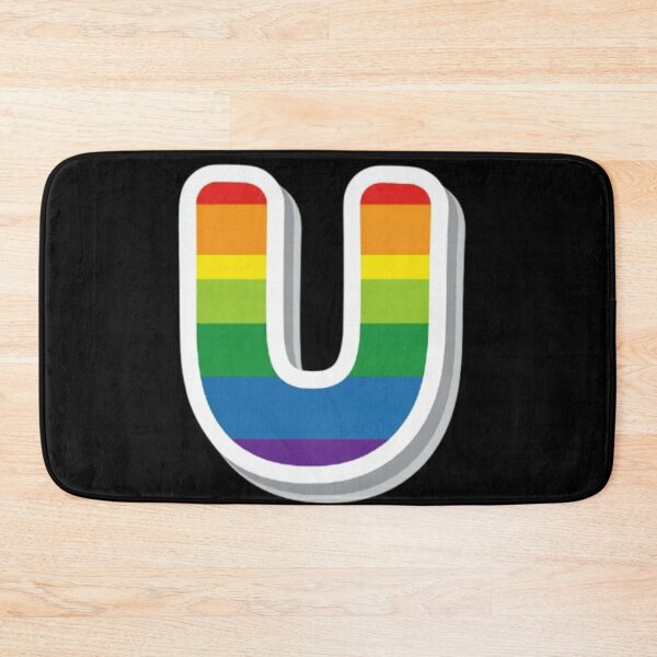 Item preview, Patch letter U rainbow designed and sold by StickersRyous.