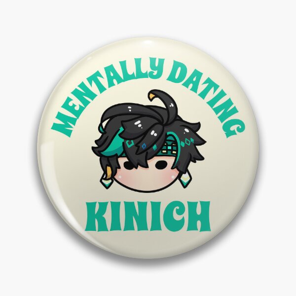 Item preview, Genshin Impact mentally dating Kinich typography Morcaworks designed and sold by Morcawork.