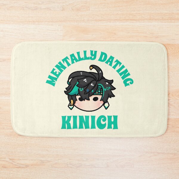 Item preview, Genshin Impact mentally dating Kinich typography Morcaworks designed and sold by Morcawork.