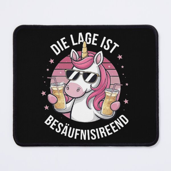 Item preview, Cool Unicorn with Drinks - Fun Party Vibe Art designed and sold by love3617.