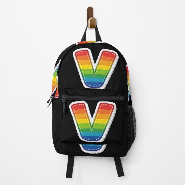 Item preview, Patch letter V rainbow designed and sold by StickersRyous.