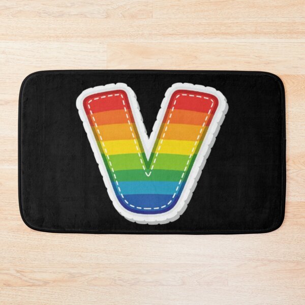 Item preview, Patch letter V rainbow designed and sold by StickersRyous.