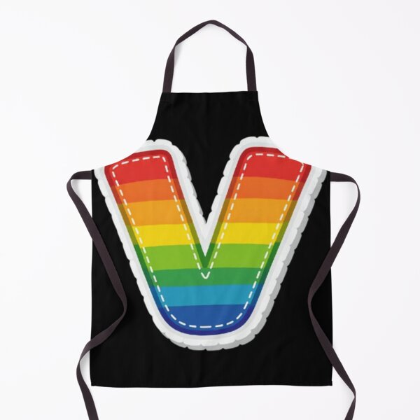Item preview, Patch letter V rainbow designed and sold by StickersRyous.