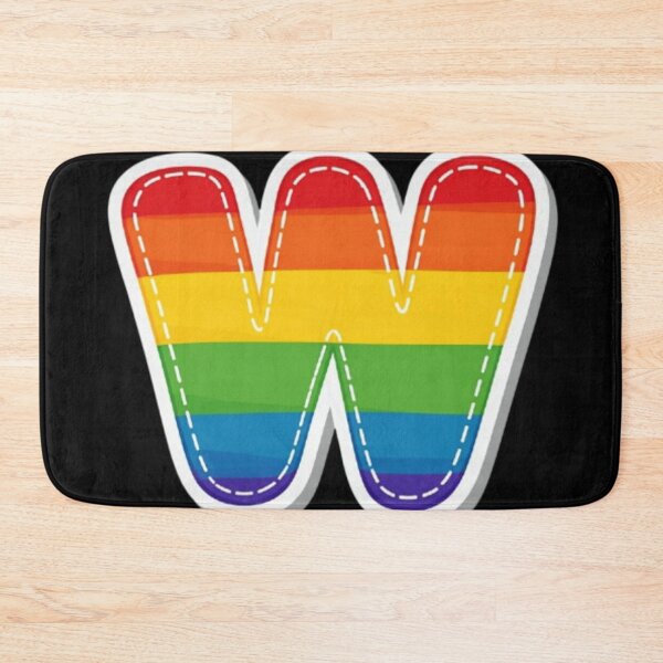 Item preview, Patch letter W rainbow designed and sold by StickersRyous.