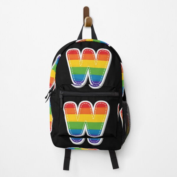 Item preview, Patch letter W rainbow designed and sold by StickersRyous.