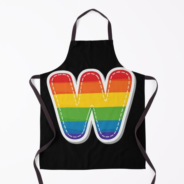 Item preview, Patch letter W rainbow designed and sold by StickersRyous.