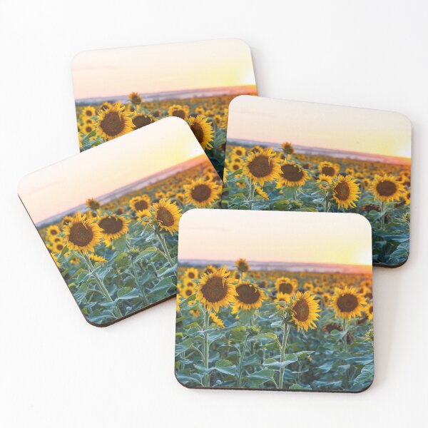 Item preview, Field of Sunflowers at Sunset designed and sold by Amy Mitchell.