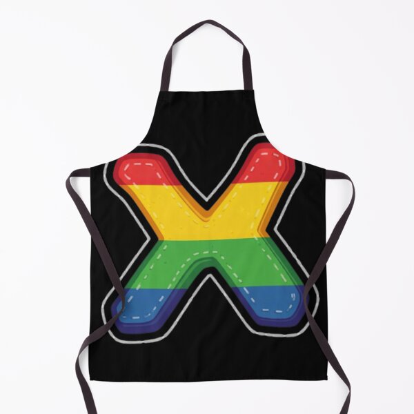 Item preview, Patch letter X rainbow designed and sold by StickersRyous.