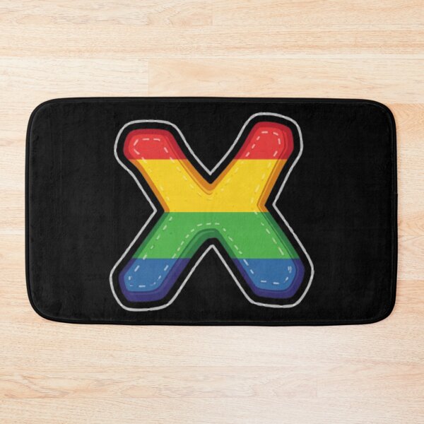 Item preview, Patch letter X rainbow designed and sold by StickersRyous.