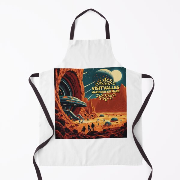Item preview, Visit Valles Marinis on Mars! - Space Travel retro poster version 12 designed and sold by jnxyz.