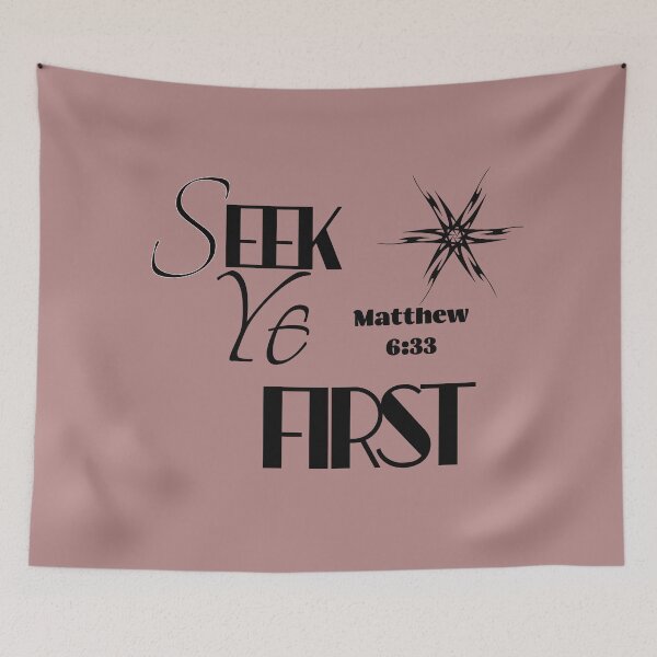 Item preview, Seek Ye First 2 designed and sold by tellit24seven.