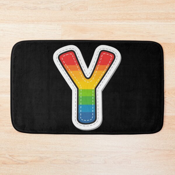 Item preview, Patch letter Y rainbow designed and sold by StickersRyous.