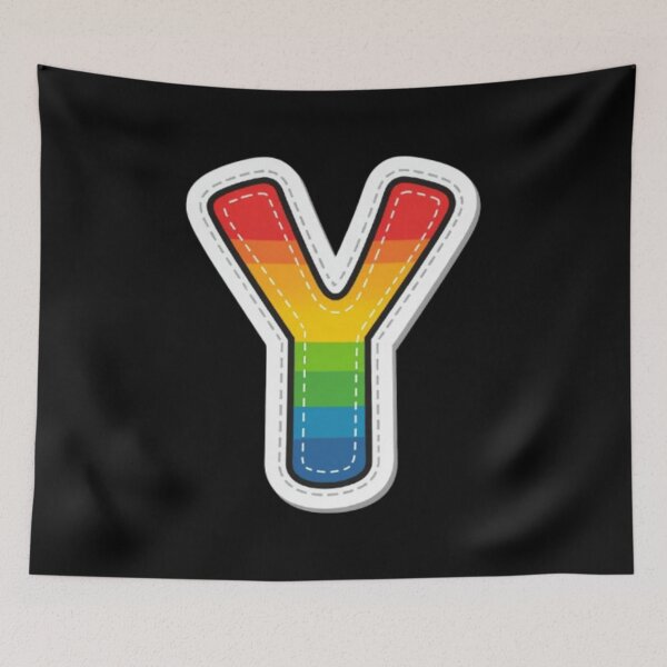 Item preview, Patch letter Y rainbow designed and sold by StickersRyous.