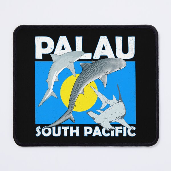 Item preview, Bull shark tiger shark hammerhead shark Palau South Pacific designed and sold by NicGrayGraphic.