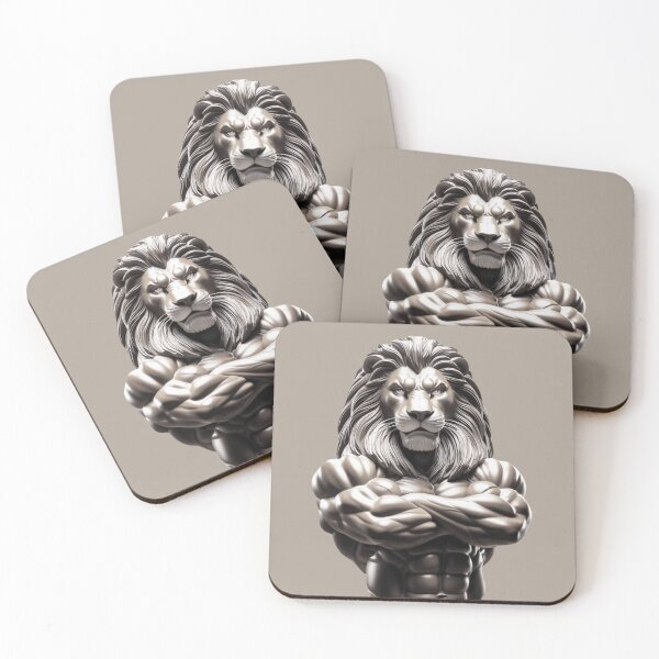 Item preview, Mighty Lion Bodybuilder designed and sold by PierreAlbijanic.
