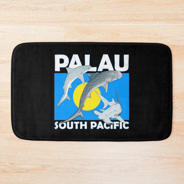 Item preview, Bull shark tiger shark hammerhead shark Palau South Pacific designed and sold by NicGrayGraphic.