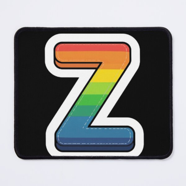 Item preview, Patch letter Z rainbow designed and sold by StickersRyous.