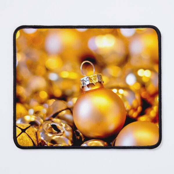 Item preview, Christmas Rose Gold Baubles designed and sold by LAPilotGirl.