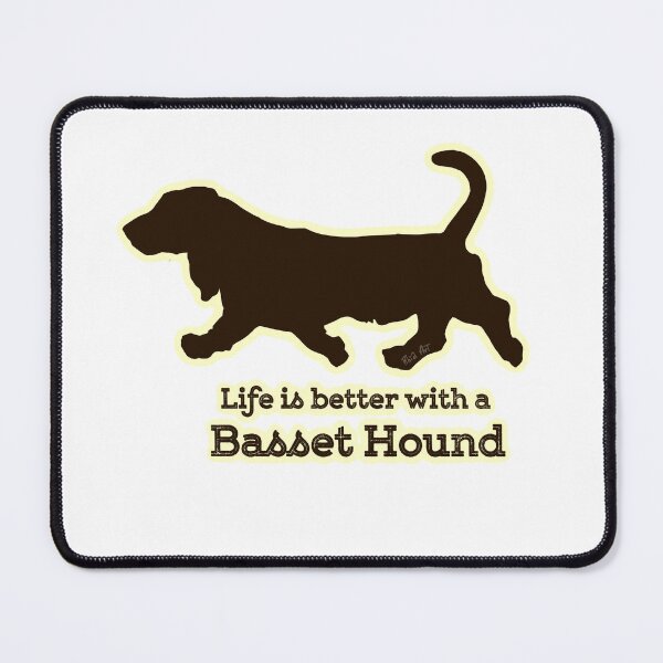 Item preview, Life is better with a basset hound  designed and sold by Rhia4rt.