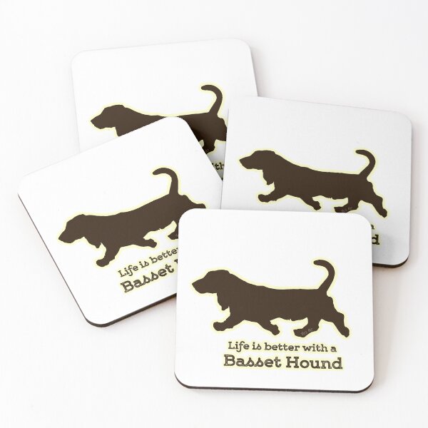 Item preview, Life is better with a basset hound  designed and sold by Rhia4rt.