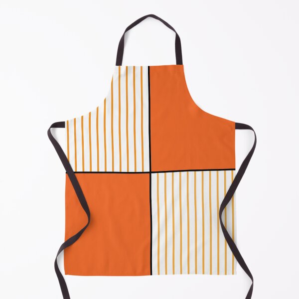 Item preview, Burnt orange striped checkered color block preppy pattern designed and sold by fluffyfamcraft.