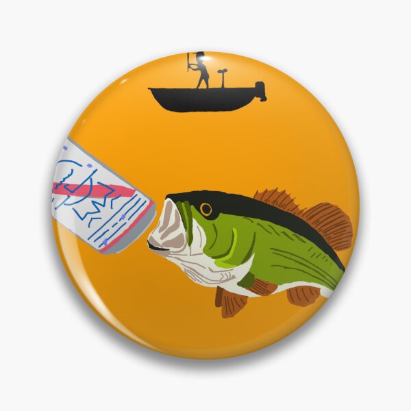 Item preview, Drop ‘em Outdoors Bass designed and sold by NoahGulli.