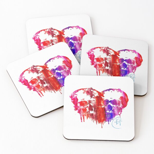 Item preview, Love Skulls Art designed and sold by Kalli Taub Art.