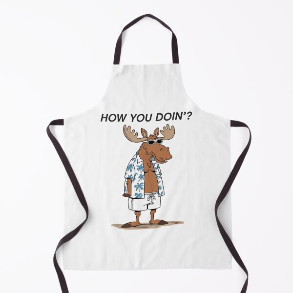 Item preview, How you doin', moose, beach, summer, Cheeky, funnyfits70, Humor, Funny, retro, vintages, funny quotes, animal humor, designed and sold by FunnyFits70.