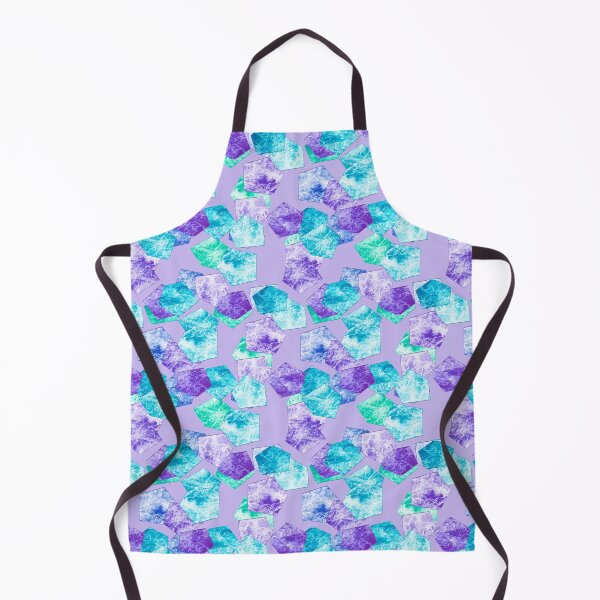 Item preview, Purple Lilac Turquoise Marble Shapes Tile designed and sold by fuzzyfox.