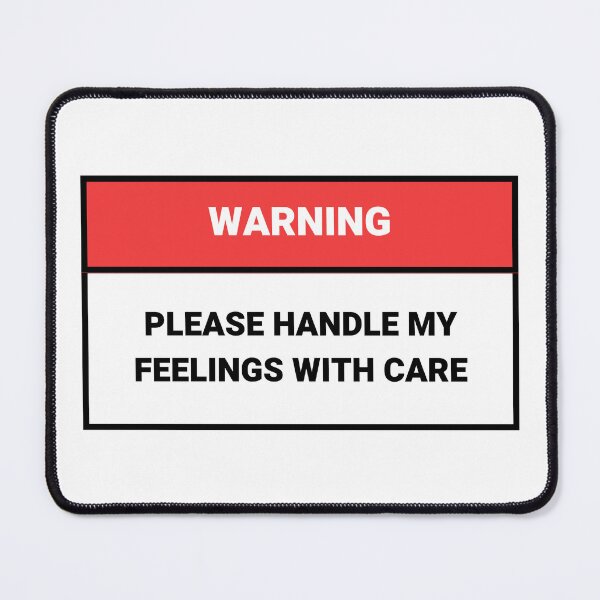 Item preview, handle my feelings with care designed and sold by agirlypopshop.