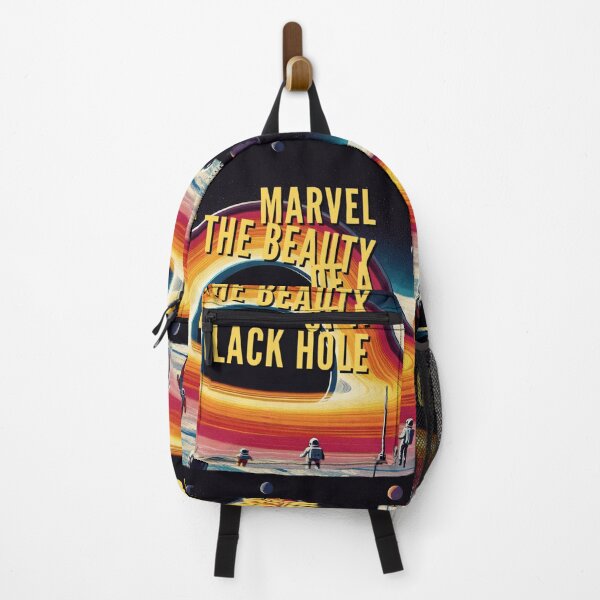 Item preview, Marvel at the beauty of a black hole! - Space Travel retro poster version 17 designed and sold by jnxyz.