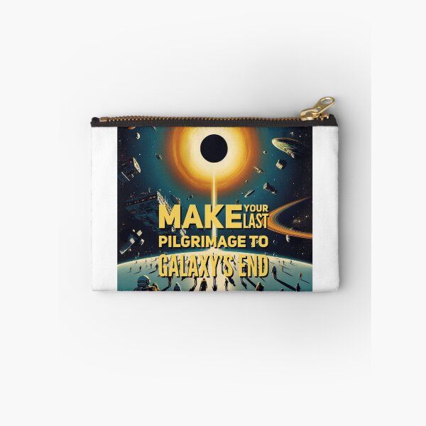 Item preview, Make your last pilgrimage to Galaxy's end! - Space Travel retro poster version 18 designed and sold by jnxyz.