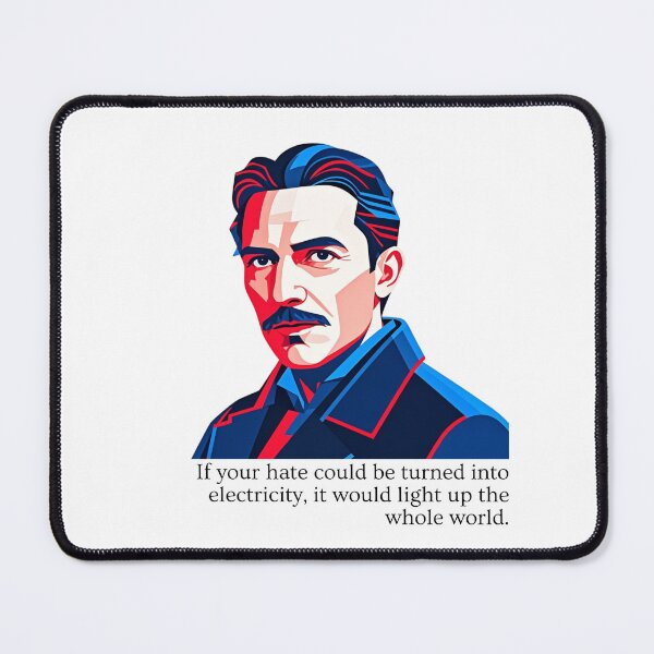 Item preview, nikola tesla art quote designed and sold by Gagad.